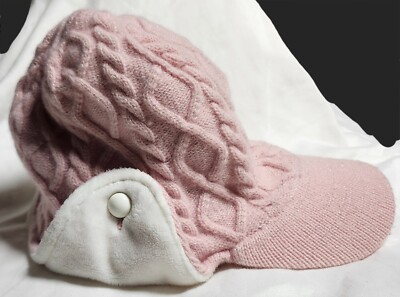 LYNX Beanie Cap Hat Color Pink Women's Stretchable
