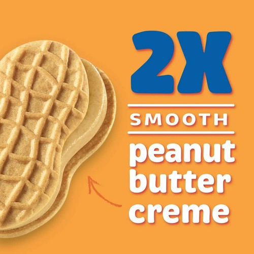 Nutter Butter Double Nutty Peanut Butter Sandwich Cookies, Family Size, 15.27 oz - Picture 4 of 5