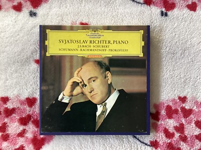 SVJATOSLAW RICHTER, PIANO: J.C. BACH, SCHUBERT, SCHUMANN REEL TO REEL @ 7-1/2IPS