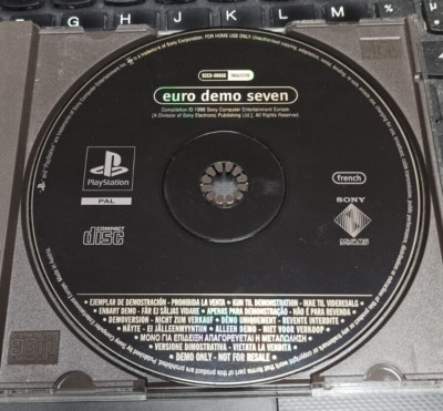 Playstation  Demo Discs Promo Cds PS1  euro demo seven