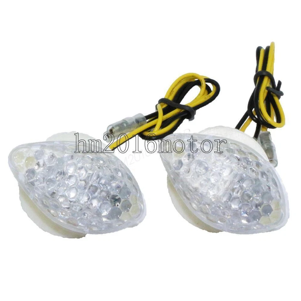 LED 1.9" plastic Mini Turn Signals Light For Honda CBR 600RR 1000RR 2004-2007 06 - Imagem 2 de 4
