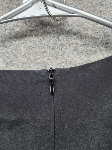 Tibi Jumpsuit Womens 10 V Neck Sleeveless Black Silk Ruffle - Picture 5 of 7