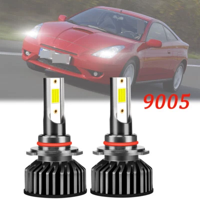 For TOYOTA CELICA ZZT231R【99-05】HB3 9005 LED Headlight Globes Bulb Kit High Beam - image 1 of 4