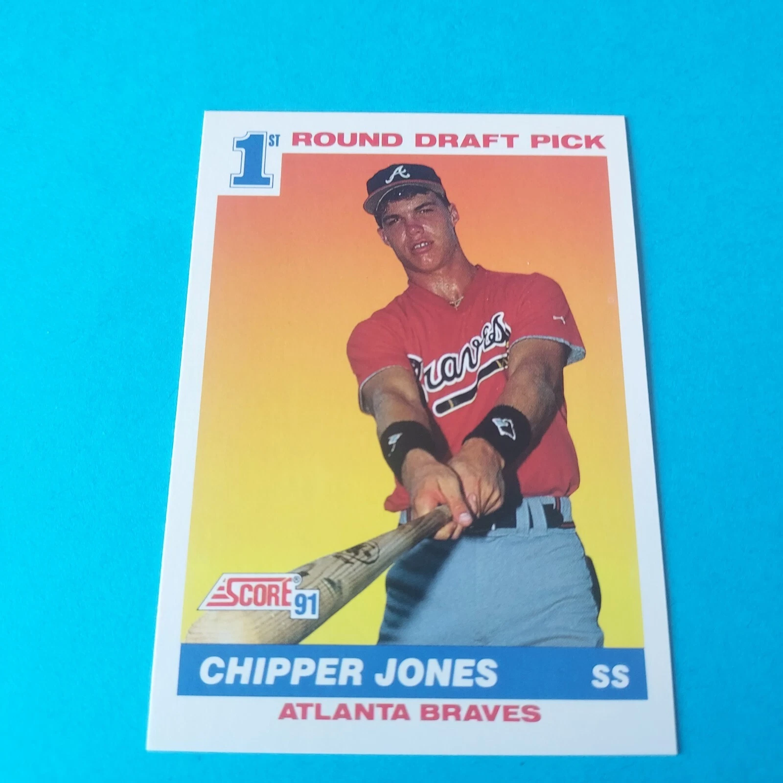 Chipper Jones trading card