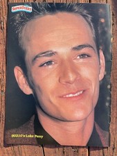 LUKE PERRY PINUP Beverly Hills 90210 teen magazine poster clipping Dylan