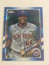 2021 Topps Chrome Update Sapphire Franklyn Kilome Mets RC US43