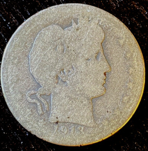 Key Date! 1913-S Mintage 40,000 - Lowest Barber Quarter ◉ 25C