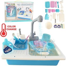 Sink Toy With Real Running Water and Color Changing Accessories