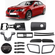 Carbon Exterior Inner Cover Trim Decor  For 2008 2009 Pontiac G8 GT GXP ABS