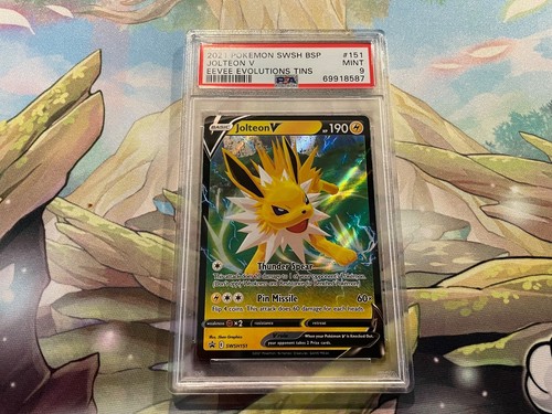 Jolteon V graded PSA 9 for sale on eBay