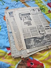 Vintage Collection of Newspaper Cuttings Related to 1961 Ryder Cup Golf