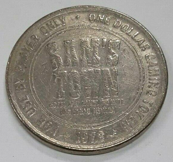 1979 Sam's Town Hotel & Gambling Hall $1 Gaming Token - Las Vegas
