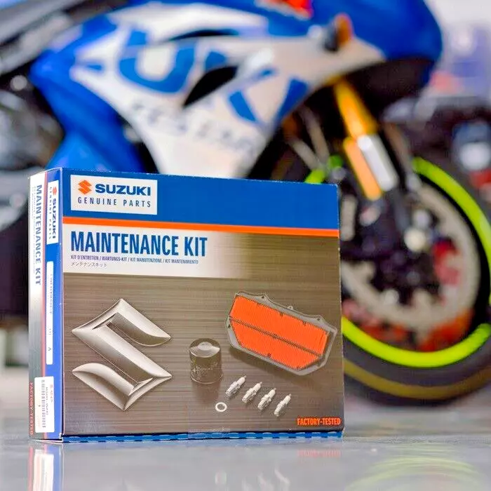 Kit de mantenimiento de bujías de filtro de aceite y aire Suzuki OEM 06-07 GSXR600 750 GSX-R Foto 3 de 4