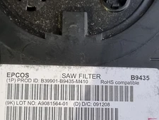 EPCOS B39901-B9435-M410 SAW FILTER 25/PK (TROLLEYG.1B1)