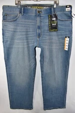 New Lee Relaxed Fit Straight Leg Extreme Motion MVP Waist Jeans Mens Size 48x30