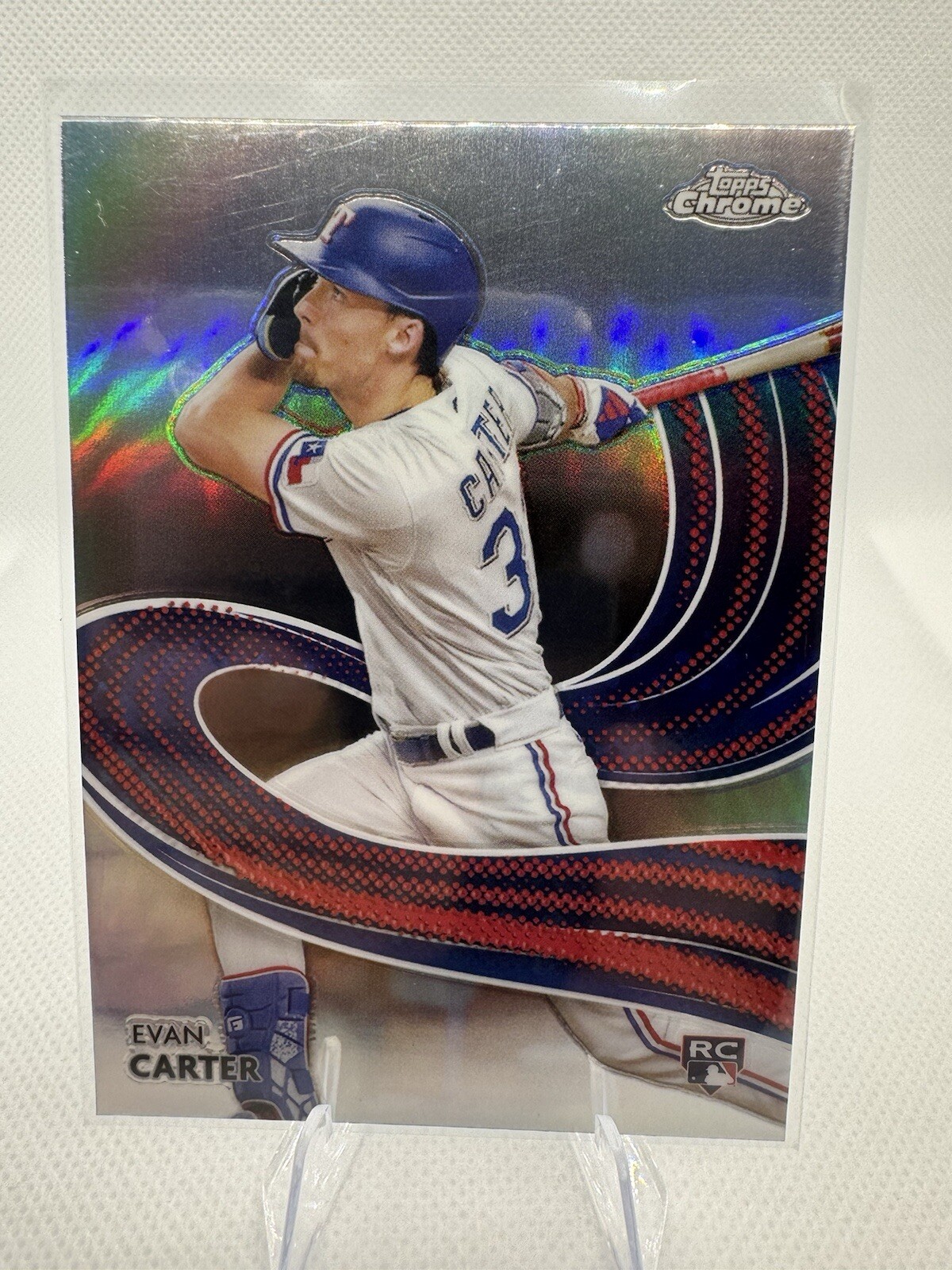 Evan Carter - 2024 Topps Chrome Strokes S-23