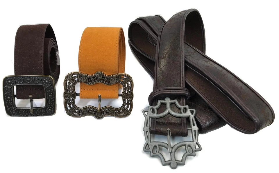 JACK SPARROW SOL + FLOR + BALDRIC Espada Pirata Cinturón Conjunto de 3 Cinturones Accesorios Foto 3 de 4