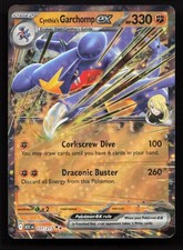 Cynthia's Garchomp ex 111/217 Ascended Heroes Double Rare Pokemon Holo LP