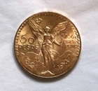 Photo of a 1947 Mexico 50 Pesos Gold from an eBay listing that sold on Jul 19, 2026