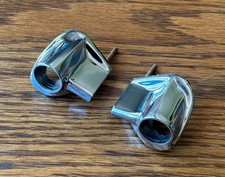 1949 1950 1951 Ford Mercury Windshield Wiper Bezels Vtg Nos Lh Rh- 1949 1950 1951 Ford Mercury Windshield Wiper Bezels Vtg Nos Lh Rh-
