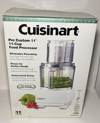 Vintage Cuisinart Pro Custom 11  Food Processor 11 Cup Bowl DLC-8S White