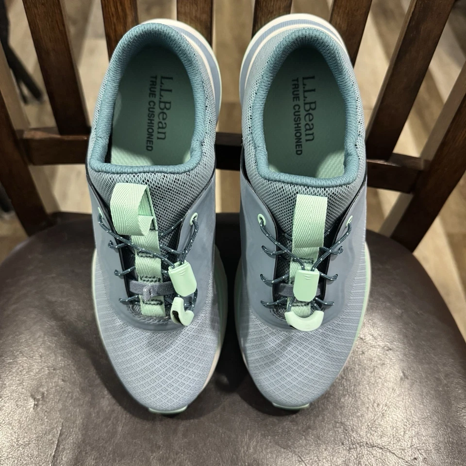 LL Bean True Zapatos Acolchados Para Mujer Talla 7 Correr Caminar Azul/Como Nuevo Sin Corbata ¡NUEVOS SIN ETIQUETAS! Foto 4 de 4