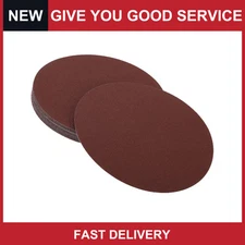 8 Inch Sanding Discs Round Hook and Loop Sandpaper 100 Grits - 15 PCS New