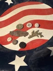 Dug Civil War 💥 🇺🇸 💣 Lot Relics PH LA Coin Brass Buttons Etc