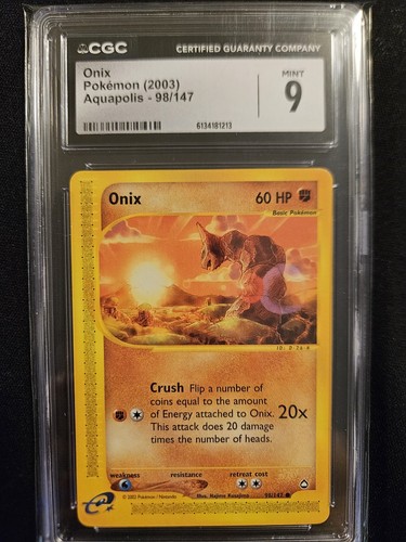 Onix graded CGC 9 for sale on eBay