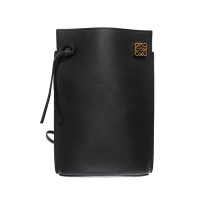 Loewe Dais Pocket Shoulder Pouch C630R12X01 Leather with Dust Bag #KN1489