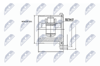 NTY Gelenksatz, Antriebswelle NPW-NS-001