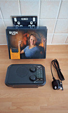 Bush Portable FM/AM Radio with Headphone Socket (PR-206) - Working - Free P&P