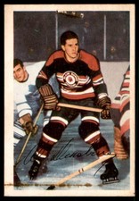 1953-54 PARKHURST AL DEWSBURY  BLACKHAWKS #78 VG+ 2 STAPLER HOLES TRACE OF RUST