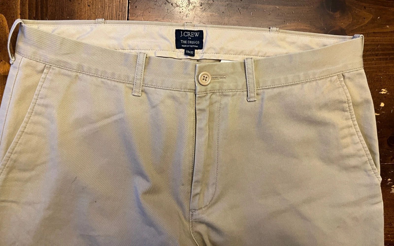 J. Crew The Driggs Slim Fit Khaki Chino Dress Pants 100% Cotton - Size 33 x 32
Opens in a new window