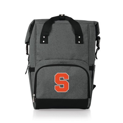 Picnic TIME NCAA Syracuse Orange OTG Roll-Top Cooler Backpack, Hiking Backpac...