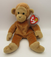 TY BEANIE BABY BONGO - THE MONKEY  - MINT CONDITION - RETIRED WITH TAGS