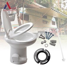 RV Toilet Gravity Flush Foot Pedal 20" Tall For Motorhome Camper Caravan Trailer