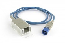 Philips to Nellcor Adult SpO₂ Sensor Extension Cable M1943A - 8-Pin D Connector