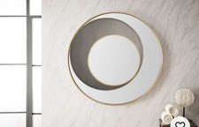 Wall Mirror - James Martin Vanities 903-M35.4 Cosmos 35-3/8" - Radiant Gold