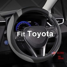 Customized Auto Car Steering Wheel Cover for Toyota Rav4 Corolla Camry