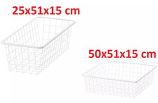 New IKEA JONAXEL Wire Basket White Storage Solution 2 Size Durable