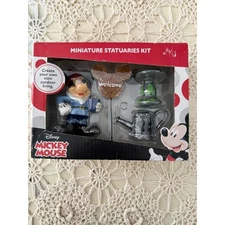 Disney Mickey Mouse Miniature gnome Garden Statuary Kit Outdoor Living
