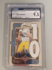 2024 Panini Select - Select Numbers Justin Herbert #17 