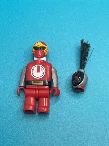 Mega Bloks 2003 Power Rangers Ninja Storm Red Wind Ranger Minifigure - Picture 3 of 3