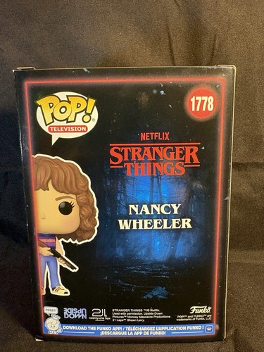 Funko Pop! Protector de televisión Stranger Things Nancy Wheeler #1778 ofrecido - Imagen 3 de 4