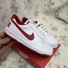 Nike Dunk Low baskets basket-ball blanc/rouge homme EU 40 US 7 UK 6