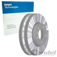 2X Delphi Bremsscheiben 307Mm BelÜFtet Vorne Passend FÜR VW California Multivan