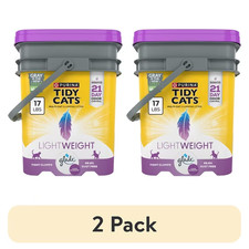  2 pack Purina Tidy Cats LightWeight Clumping Cat Litter, Glade Clean Blossoms