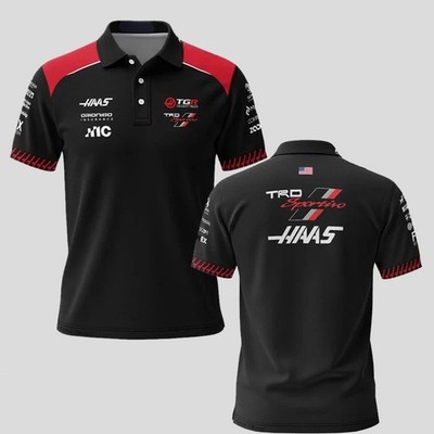 *NEW* Hass Teaam F.1 2026 Custom Polo Shirt S-5XL