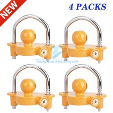4x Universal Heavy Duty Tow Trailer Coupler Lock Fits 1-78 2 And 2-516 Us